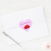Gewoon harten Valentijn Stickers (Envelop)