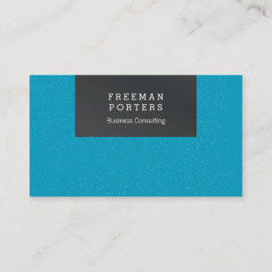 Gewoon helder en masculine visitekaartje