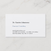 Gewoon helder en masculine visitekaartje (Voorkant)