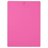 Gewoon helder, warm roze klembord (Achterkant)