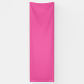 Gewoon helder, warm roze spandoek (Verticaal)