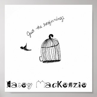 Gewoon het Poster van het Begin