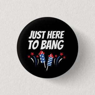 Gewoon hier om 4 juli te bang te houden. ronde button 3,2 cm