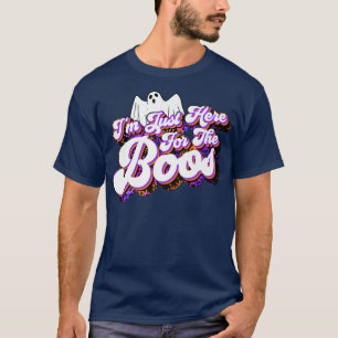 Gewoon hier voor de Boos Funny Ghost Leopard Houtw T-shirt