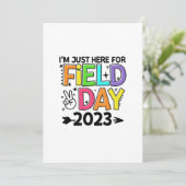 Gewoon hier voor Velddag 2023 Vredesbord Leraar St Kaart (Staand voorkant)