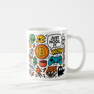 Gewoon Hodl Het Koffiemok