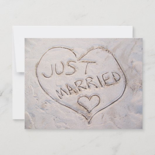 Gewoon huwelijksaankondiging aankondiging (Voorkant)