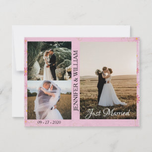 Gewoon huwelijksfoto Collage Wedding Aankondiging