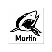 Gewoon Iconen / Afbeelding - SHARK + ideeën Rubberstempel (Afrduk)