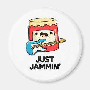 Gewoon Jammin Funny Rocker Jam Pun Magneet