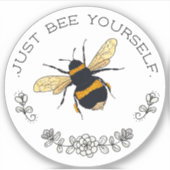 Gewoon je buikspiraal zijn sticker (Voorkant)