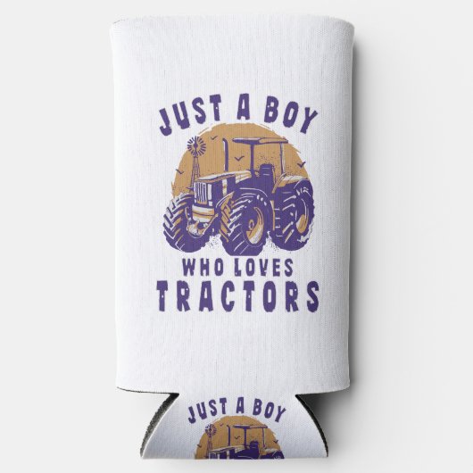 Gewoon jongen die houdt van tractoren Boerderij tr (Voorkant)