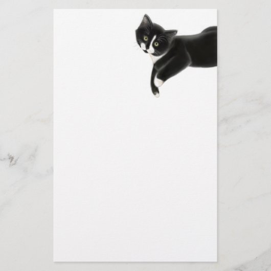 Gewoon kat-banketbakkerij weghakken briefpapier (Voorkant)