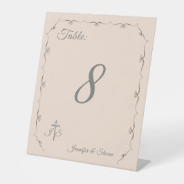 Gewoon Katholiek Trouwtafel nummer voetstuk teken Reclamebord Met Voetstuk