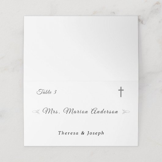 Gewoon katholiek wit (Buitenkant ongevouwen)