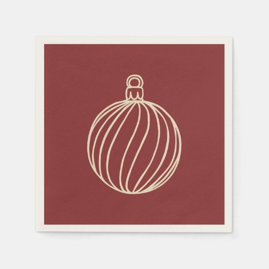 Gewoon kerstCollectie - Bauble Servet (Voorkant)