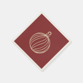 Gewoon kerstCollectie - Bauble Servet (Hoek)