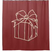 Gewoon kerstCollectie - Cadeau Douchegordijn (Voorkant)