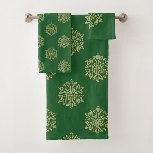 Gewoon kerstCollectie - Snowflake Bad Handdoek (Insitu)