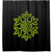Gewoon kerstCollectie - Snowflake Douchegordijn (Voorkant)