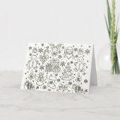 Gewoon kerstmis op een wenskaart. kaart (Voorkant)