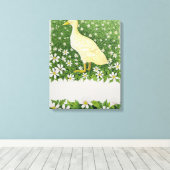 Gewoon kijken canvas afdruk (Insitu (Houten vloer))