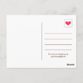 Gewoon kip in Hallo Briefkaart (Achterkant)