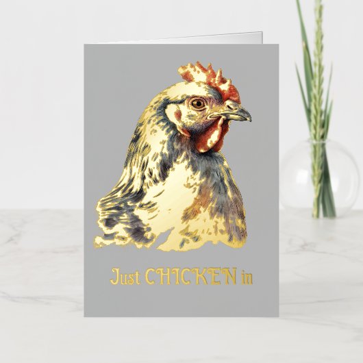 Gewoon KIP in Note Kaart (Voorkant)