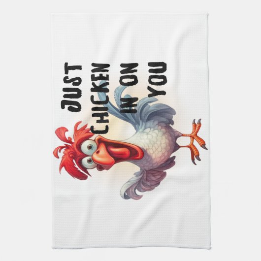 Gewoon kip op je theedoek (Verticaal)