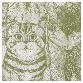 Gewoon kittens groen stof (Close Up)