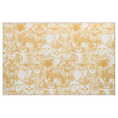 Gewoon kittens papaya stof (Fat Quarter)