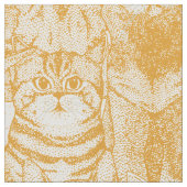 Gewoon kittens papaya stof (Close Up)