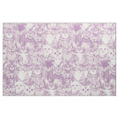 Gewoon kittens violet stof (Fat Quarter)
