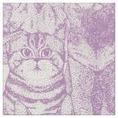 Gewoon kittens violet stof (Close Up)