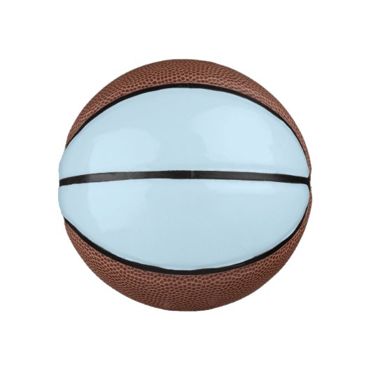 Gewoon kleur stevig, troebel, lichtblauw basketbal (Voorkant)