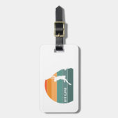 Gewoon klimmen bagagelabel (Voorkant verticaal)