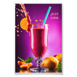 GEWOON KOEL MET JUICER FOTO AFDRUK