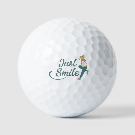 Gewoon Lach Golfballen (Voorkant)