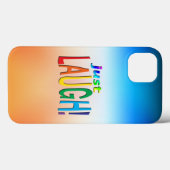 Gewoon Laugh Case-Mate iPhone Case (Achterkant (horizontaal))