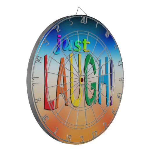 Gewoon Laugh Dartbord (Voorkant Links)