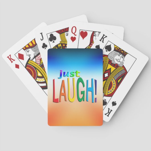 Gewoon Laugh Pokerkaarten (Achterkant)