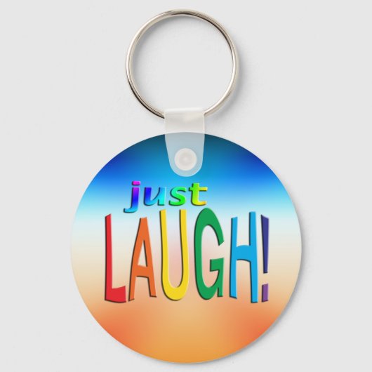 Gewoon Laugh Sleutelhanger (Voorkant)
