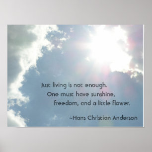 Gewoon leven is niet genoeg. poster