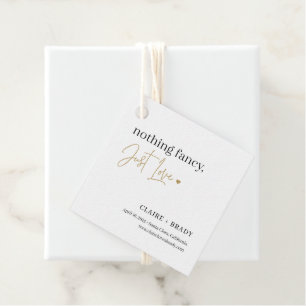 Gewoon Liefde Bewerkbare Kleur Save The Date Favor Bedankjes Labels