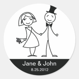 Gewoon liefde bruiloft label