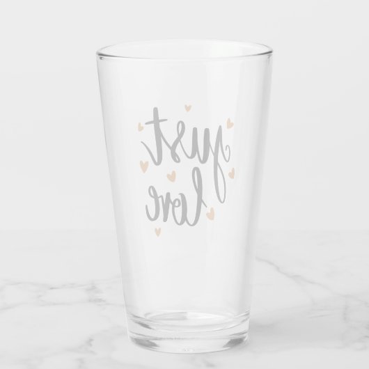 Gewoon liefde glas (Achterkant)