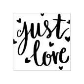 Gewoon liefde 	rubberstempel (Afrduk)