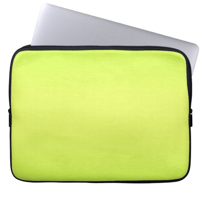 Gewoon Limoen achtergrond Laptop Sleeve (Voorkant)