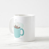 Gewoon Marshmellows in Chocolade Koffiemok (Voorkant links)