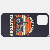 Gewoon meisje dat houdt van tractoren liefhebber  Case-Mate iPhone case (Achterkant (horizontaal))